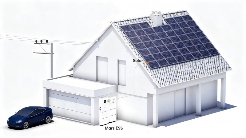 Kaip sujungti gyvenamųjų namų energijos saugyklą su stogo saulės energijos laikikliais namų energijos sistemoms