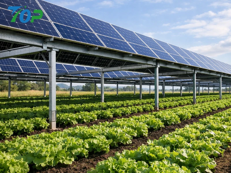 Agrivoltaics: kaip auginti didelio derlingumo kultūras po saulės kolektoriais