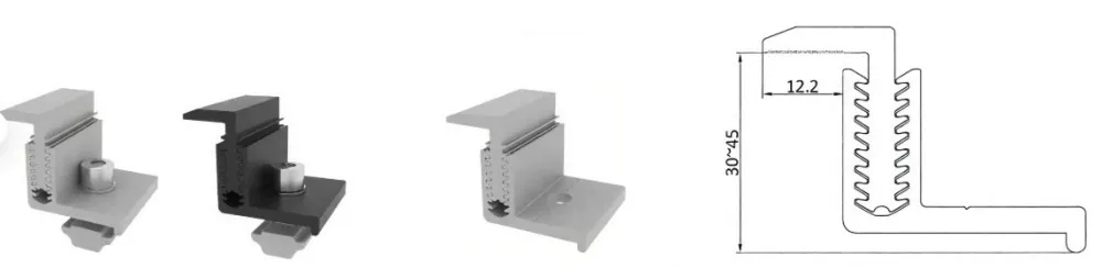 End Clamp Solar Panel