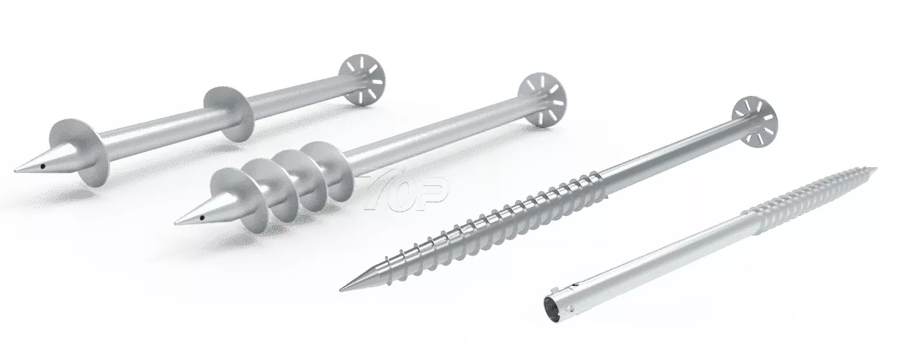 Ground Screw Pile For Solar Mounting System